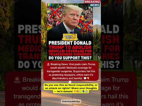 America Reacts! 🚨Trump Medicaid Trans Debate🔥 #BreakingNews #USNews #NewsShorts #Shorts