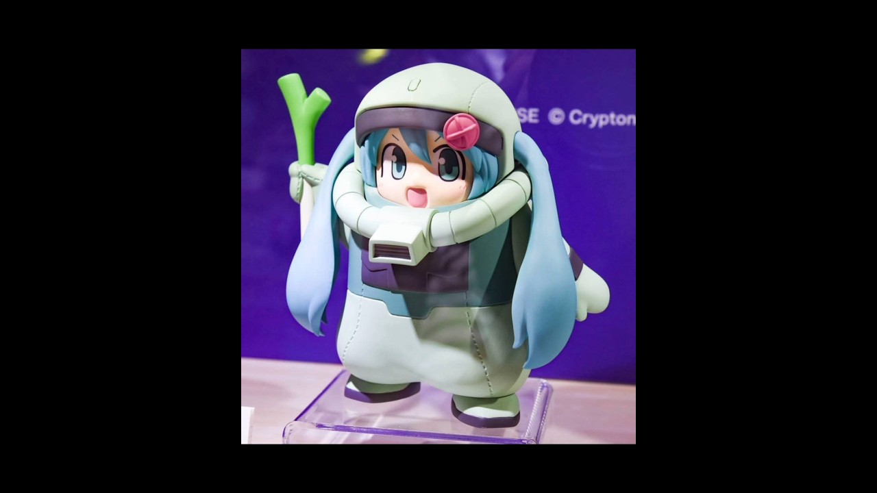 Banpresto - Zaku & Char's Zaku Plush Toy (Hatsune Miku Ver)