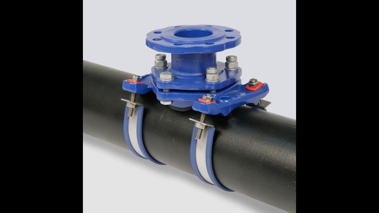 fitting y pvc OPTIMQ en salida  brida acometida de Collarines  carga