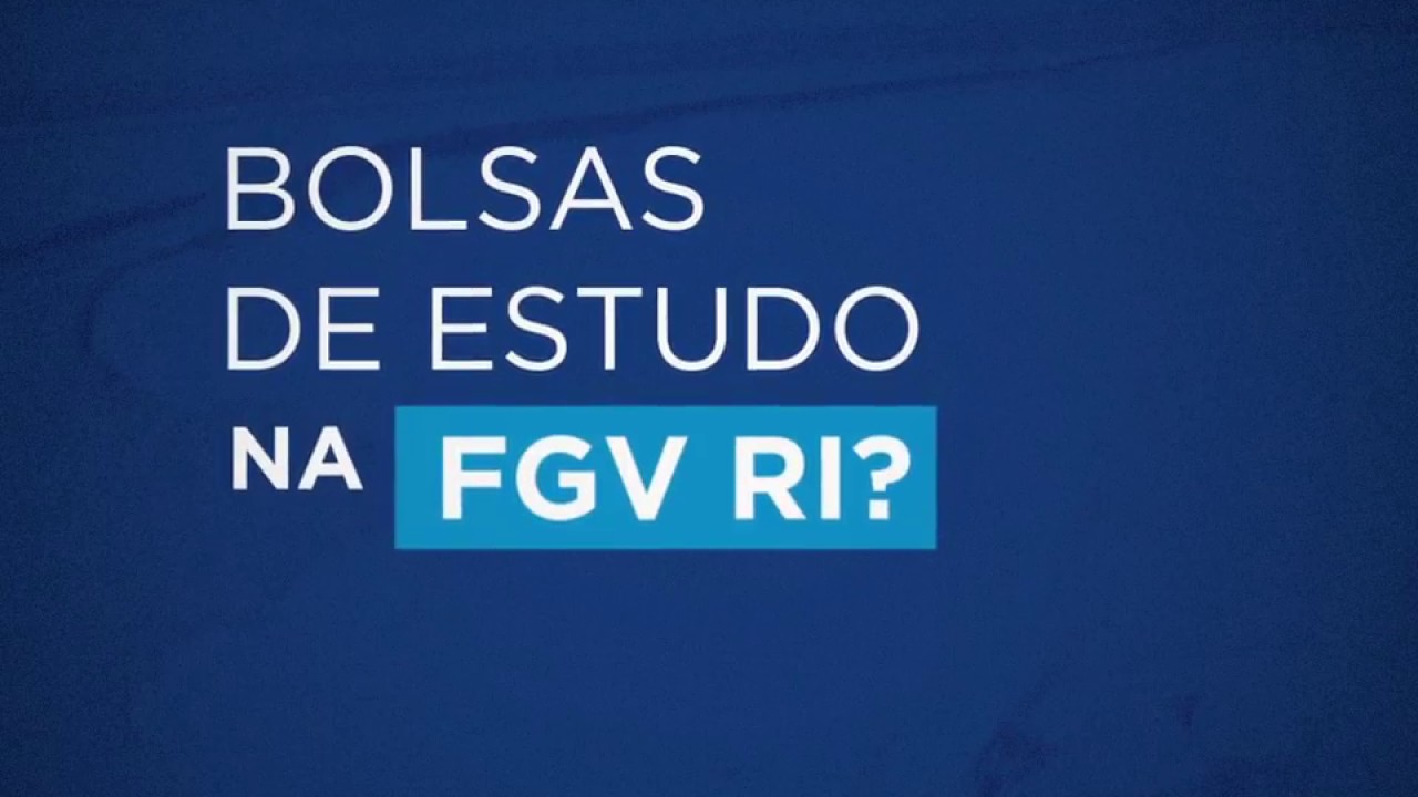law of supply and demand 3 tipos de bolsas de estudo na FGV RI