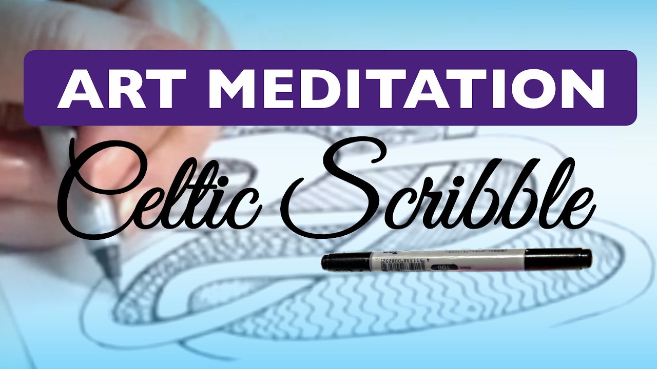 1 Art Meditation | Celtic Scribble