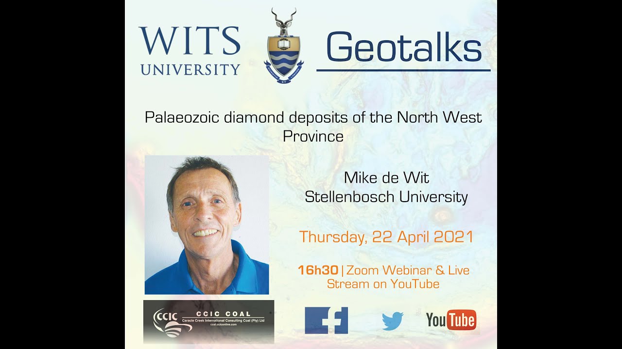 Wits Geotalk: Mike de Wit on 