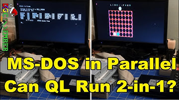 Multitasking MS-DOS on 1984 Sinclair QL: Can It Run Two Copies in Parallel? #DOScember