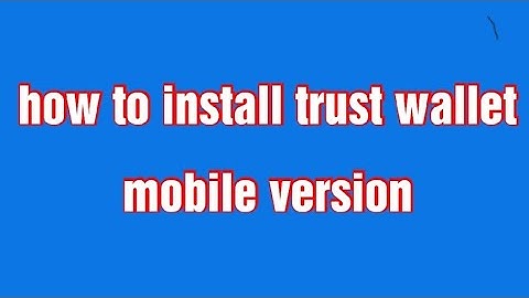 how to install trust wallet on your mobile | #pumalabs #busd #crypto #forsage #forsagenft