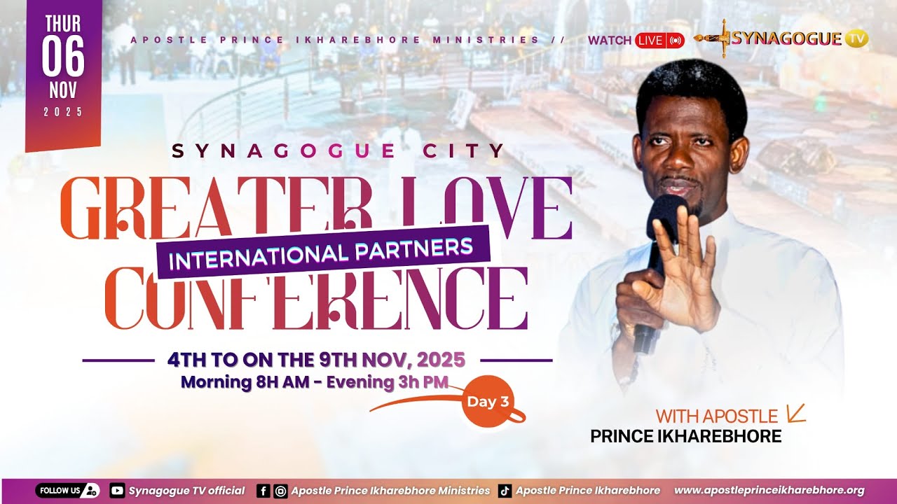 GREATER LOVE INTERNATIONAL PARTNERS CONFERENCE DAY 4 EVENING {7 NOVEMBER 2025}
