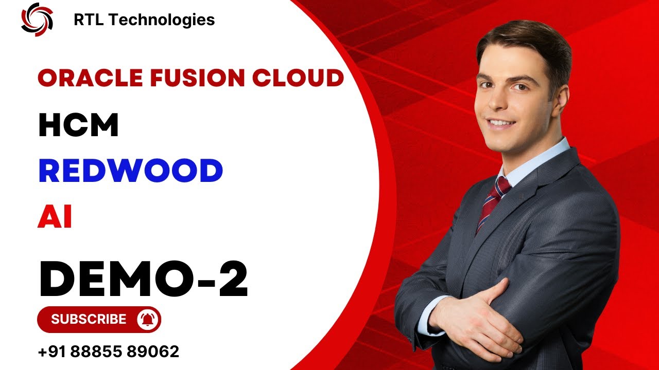 Oracle Fusion Cloud HCM Redwood & AI Training & Placement - YouTube