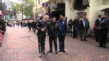 Craig Charles, Robert Llewellyn, Chris Barrie at Red Dwar...