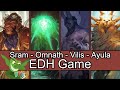 Kickstarter launch celebratory game sram vs omnath vs vilis vs ayula edh  cmdr game play