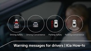Warning messages for drivers | Kia How-to