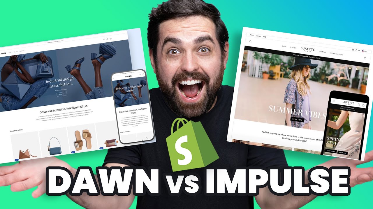 Shopify DAWN vs IMPULSE [ Which Theme is Better for Clothing Stores ...
