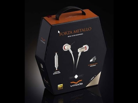 V-MODA Forza Metallo In-Ear Headphones Unboxing Review