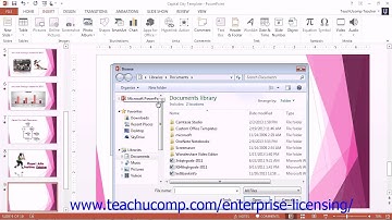 Microsoft Office PowerPoint Tutorial 2013 Inserting Charts and Tables 17.3 Employee Group Training