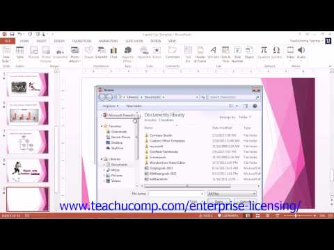 Microsoft Office PowerPoint Tutorial 2013 Inserting Charts and Tables 17.3 Employee Group Training