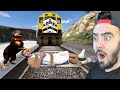 FRANKLIN TREN RAYLARINA SIKIŞTI CHOP KURTARABILIRMI - GTA 5 MODS