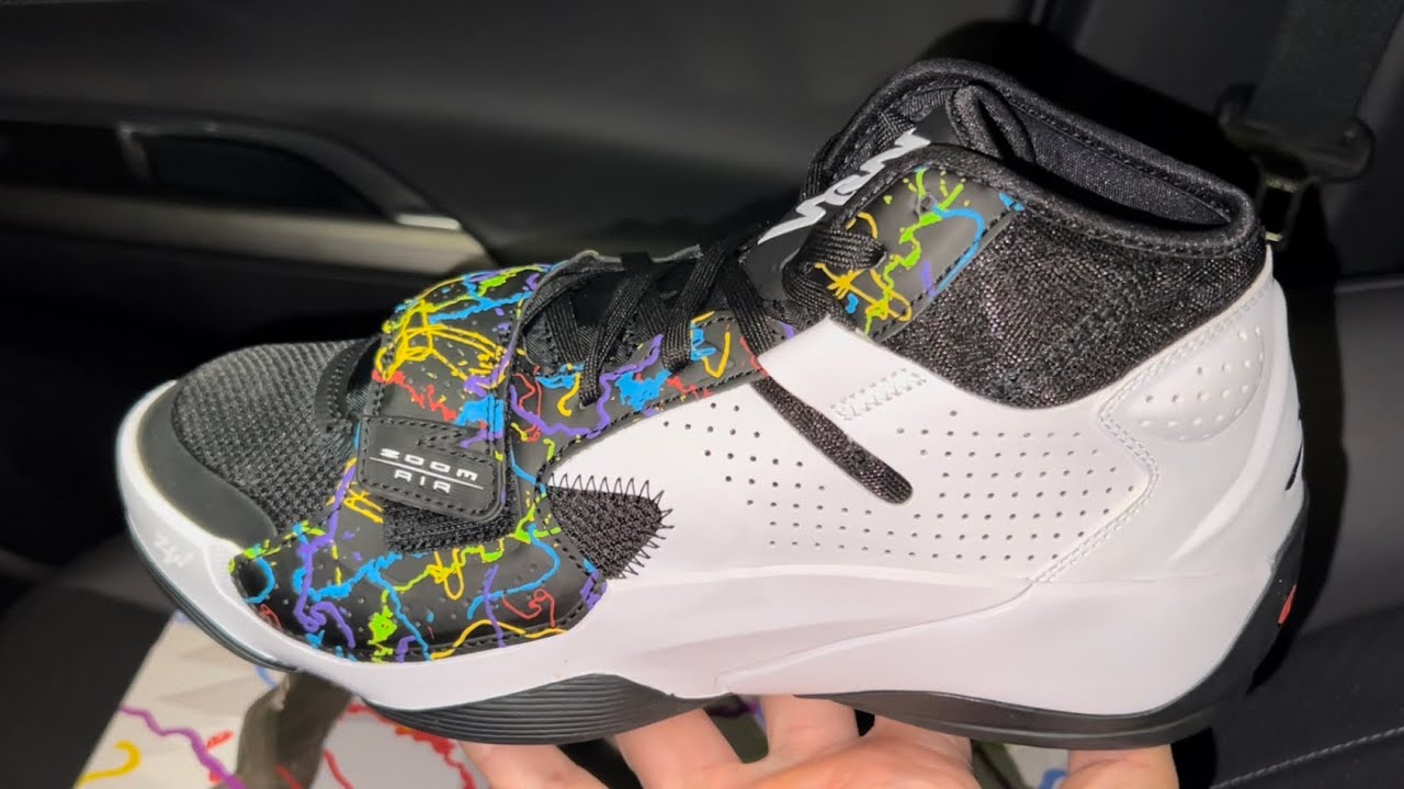 Jordan Zion 2 Noah Graffiti Basketball Shoes - YouTube display picture 1