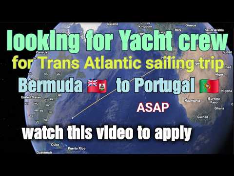 ⁣Urgent!! Looking for crew for Trans-Atlantic sailing passage. ASAP. Watch video for details