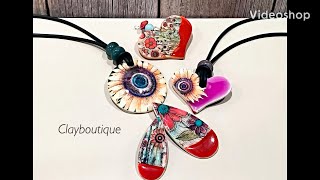 Polymer Clay Folk Art Jewelry