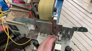 Setting up the bevel jig and file guide for your grinder