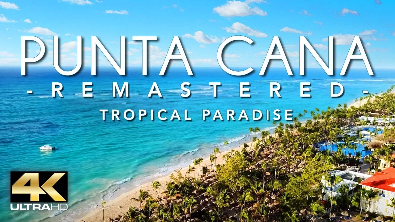 ⁣PUNTA CANA 4K DRONE FOOTAGE (ULTRA HD) - Dominican Republic Beautiful Scenery Footage UHD