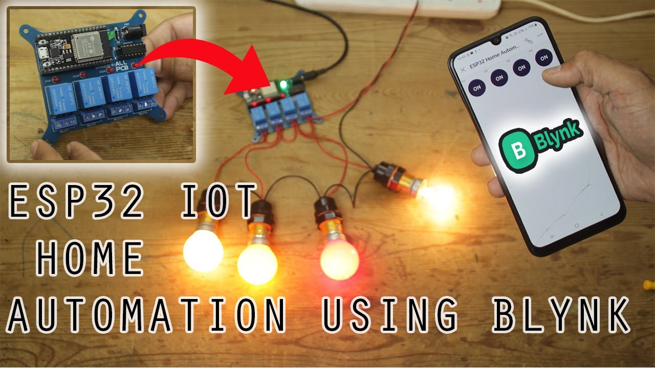 ESP32 IOT based Home Automation Project - YouTube