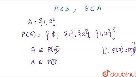 Assume that P(A)=P(B). Show that A=B. | Class 12 Maths | Doubtnut