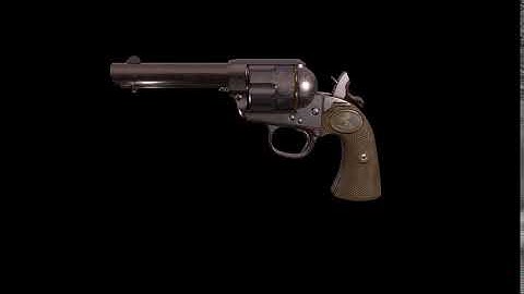 COLT SAA BISLEY 3D Low Poly