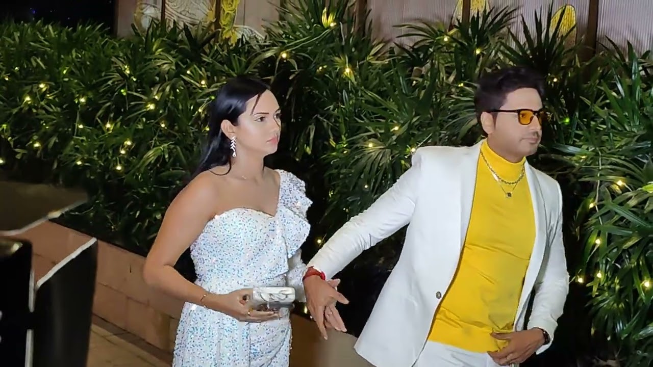 Gaurav Khanna's wife Akansha chamola at Rushad Rana and Ketki Wedding ceremony  Anupam serial Actors