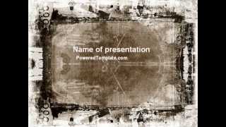 Grunge Abstract PowerPoint Template by PoweredTemplate.com
