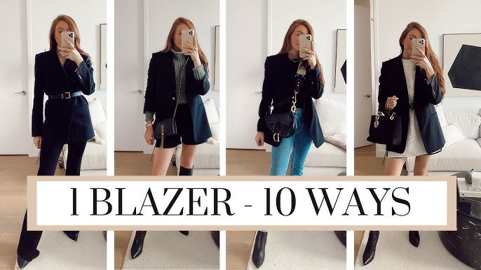 HOW TO WEAR A BLAZER-DRESS - Pingmechic