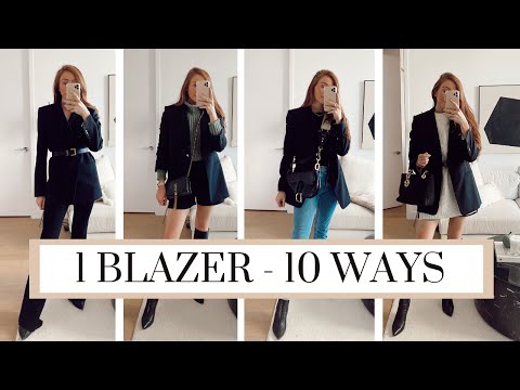 Suitably  10 Ways to Style a Black Blazer