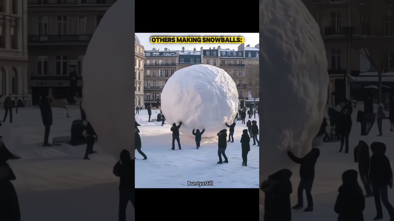 Others Making Snowballs VS This One 