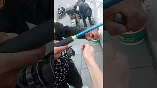 Dây câu cá mà đốt không đứt thì là dây kim loại à #cancaumay #fishing #cauca