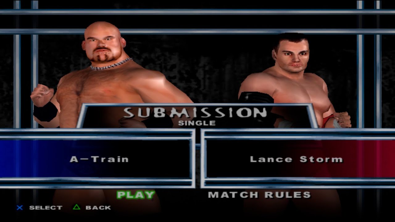 WWE SmackDown! Here Comes the Pain - A-Train VS Lance Storm (SUBMISSION)