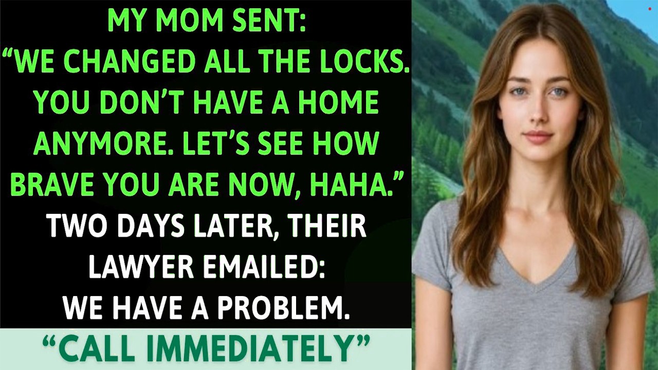 My Parents Changed the Locks and Kicked Me Out, So I Took Half the House They Built on My Money