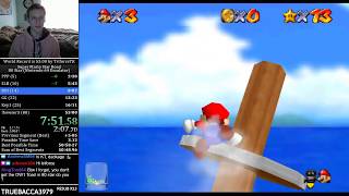 FORMER Super Mario Star Road 80 Star World Record (52:38)