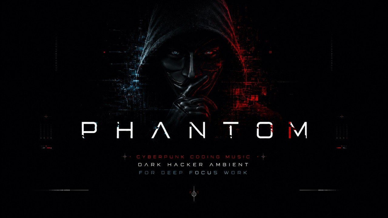 Tonton PHANTOM | Cyberpunk Coding Music | Dark Hacker Ambient for Deep Focus Work di YouTube Tonton PHANTOM | Cyberpunk Coding Music | Dark Hacker Ambient for Deep Focus Work di YouTube