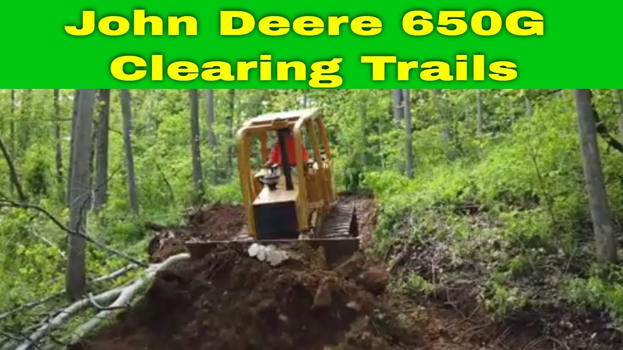 John Deere 650G Working On The Trails #197 - YouTube