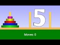 Tower of hanoi five rings solution 5