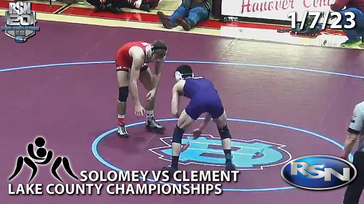 Wrestling: 138 Lake County Championships Cole Solo...