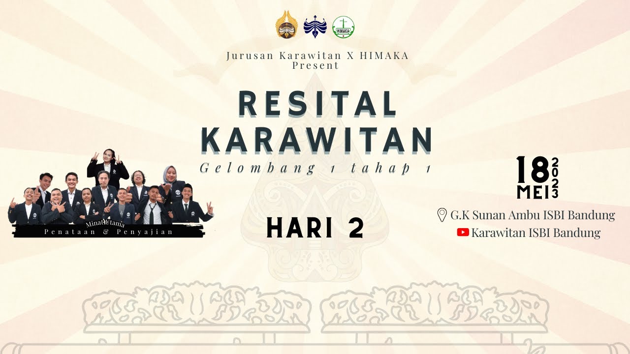 Resital Ujian Tugas Akhir Gelombang 1 Tahap 1 2023 Hari ke-2 Sesi 1 #ParagunaMasagi