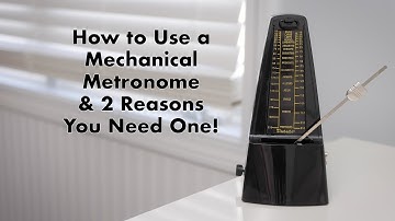 How to use a Mechanical Metronome featuring the Amazon Veteto Mechanical Metronome