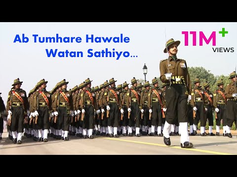 Ab Tumhare Hawale Watan Sathiyo | Indian Army Parade Song | Republic Day Parade