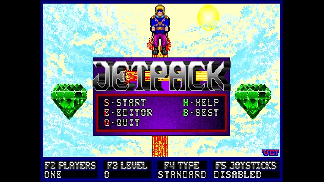 JETPACK (1993 - DOS) Gameplay - No Commentary - YouTube