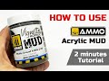 How to use ammo mig acrylic mud  terrain for diorama