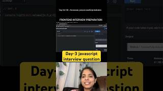 Day 3/100 🚀 JavaScript Output Challenge #shorts #javascript #frontenddeveloper