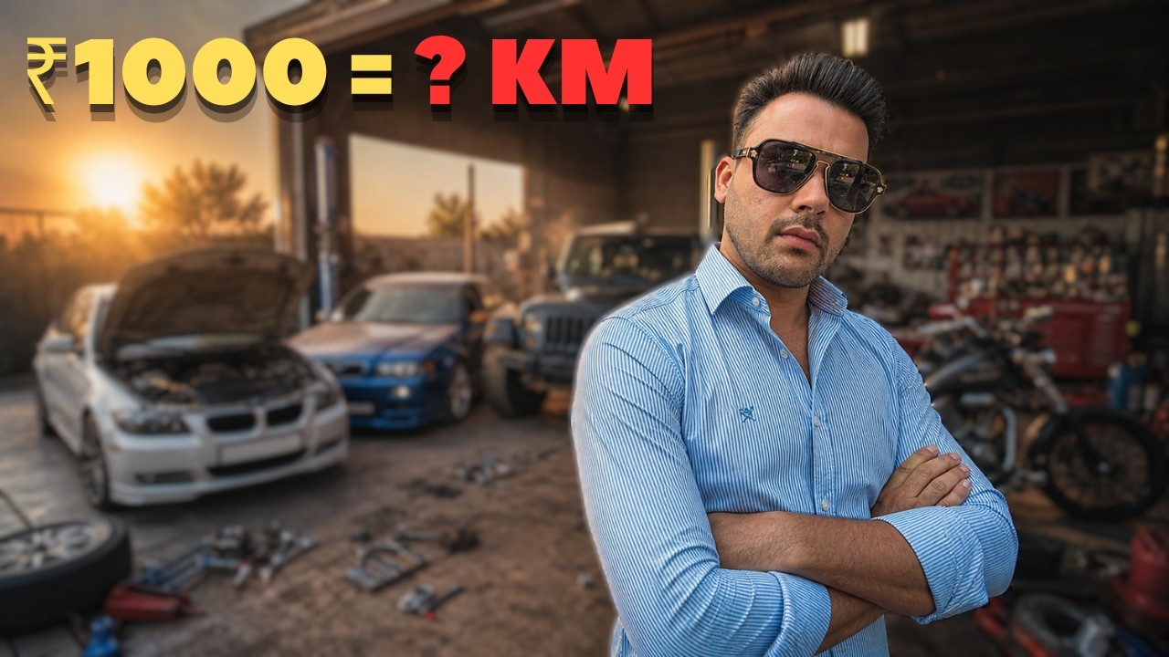A Day in My Life as a Car Guy in India | ₹1000 Diesel Audi A8L Challenge 😳