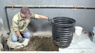 How To Install A Sump Pump Pit