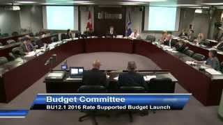 Budget Committee - November 6, 2015