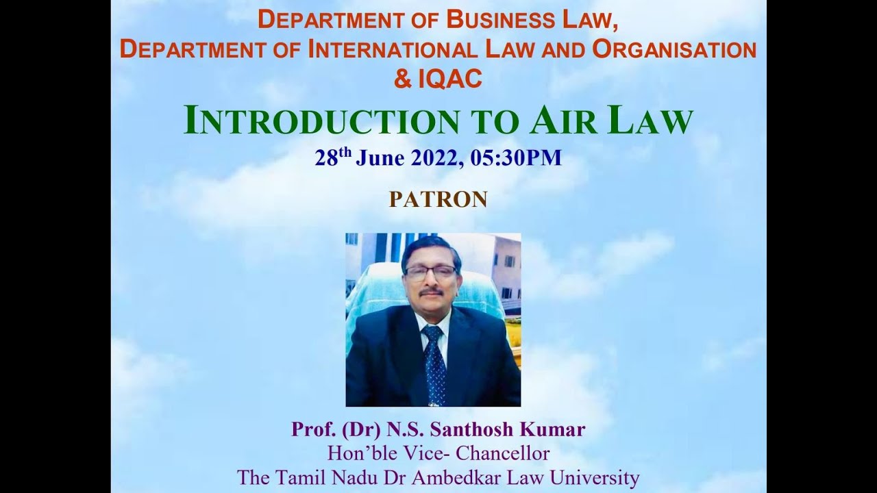 International workshop introduction to air law youtube