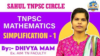 SIMPLIFICATION -1 || MATHS  || TNPSC || DIVYA || VIDHAI BATCH || BILINGUAL